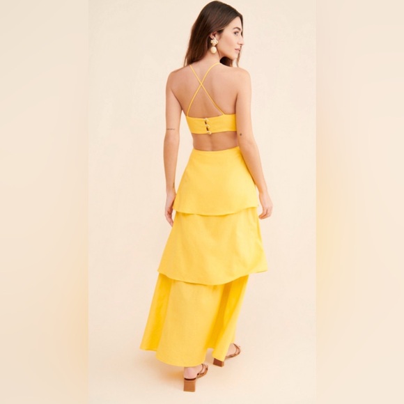 Farm Rio 3D Floral Tiered Dress - Picture 3 of 6